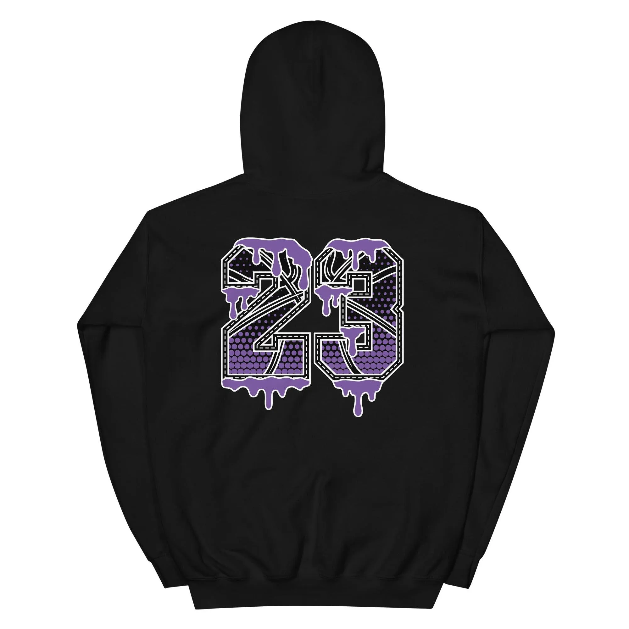 1 High FlyEase Black Bright Violet Hoodie 23 Ball