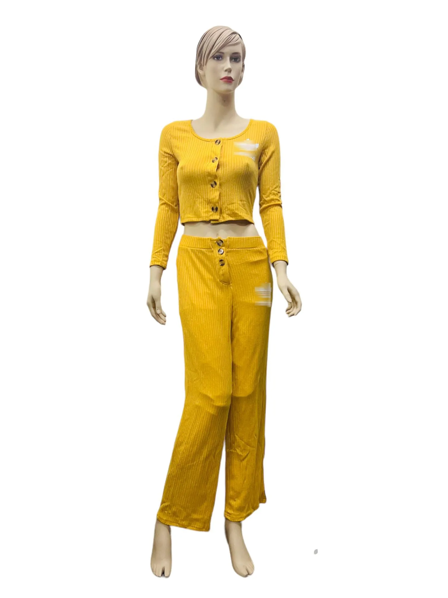 2 Pcs Women's Fashion Top & Pant Set X4365984