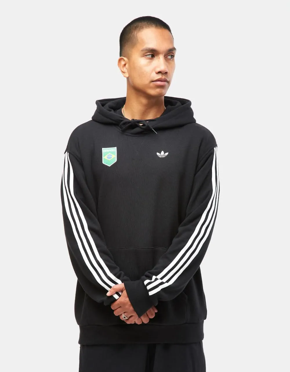 adidas x Criola 'Team Brasil' Pullover Hoodie - Black