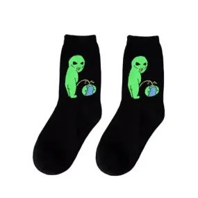 Alien Aesthetic Socks