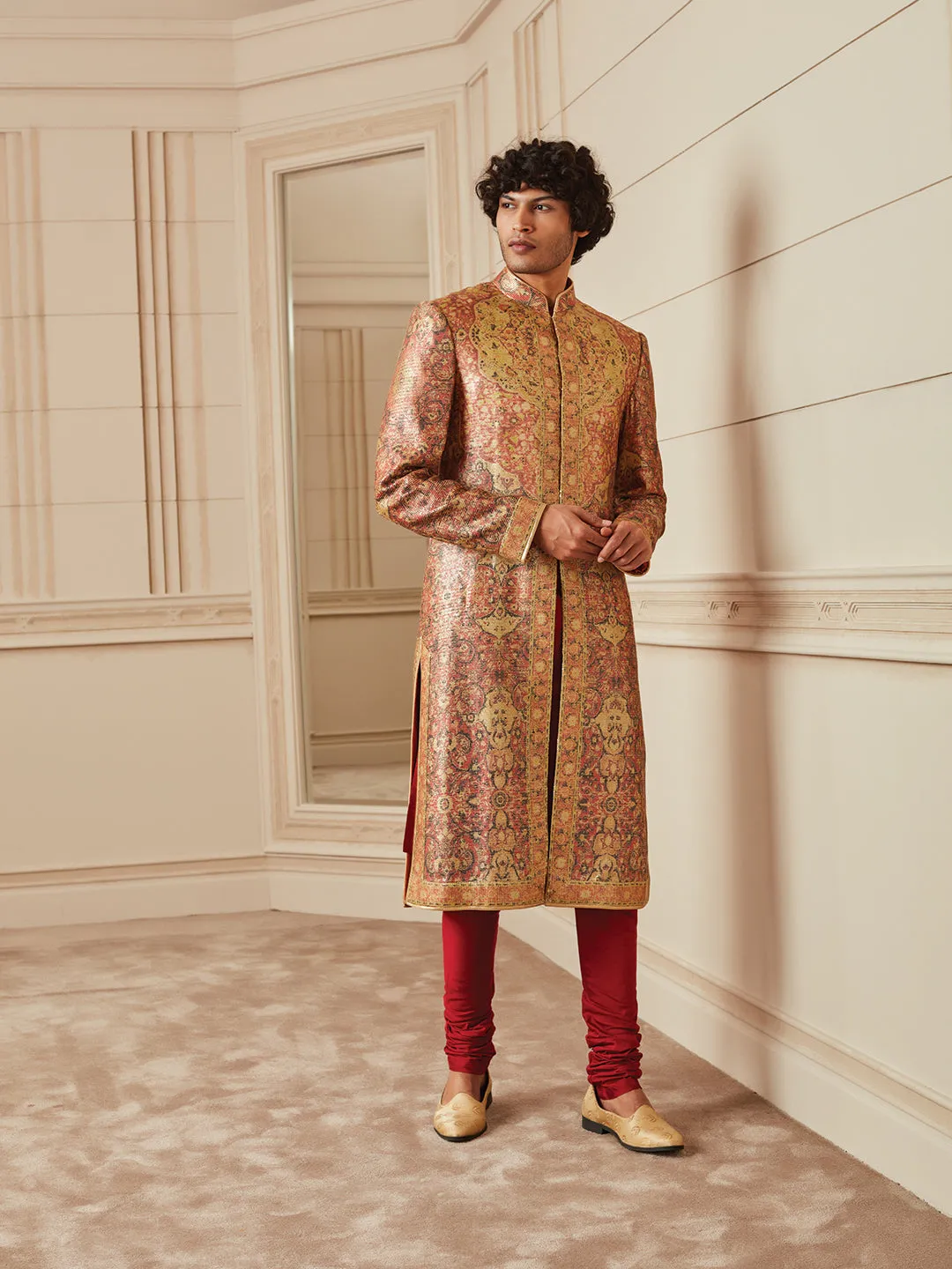 All Over Sequined Sherwani