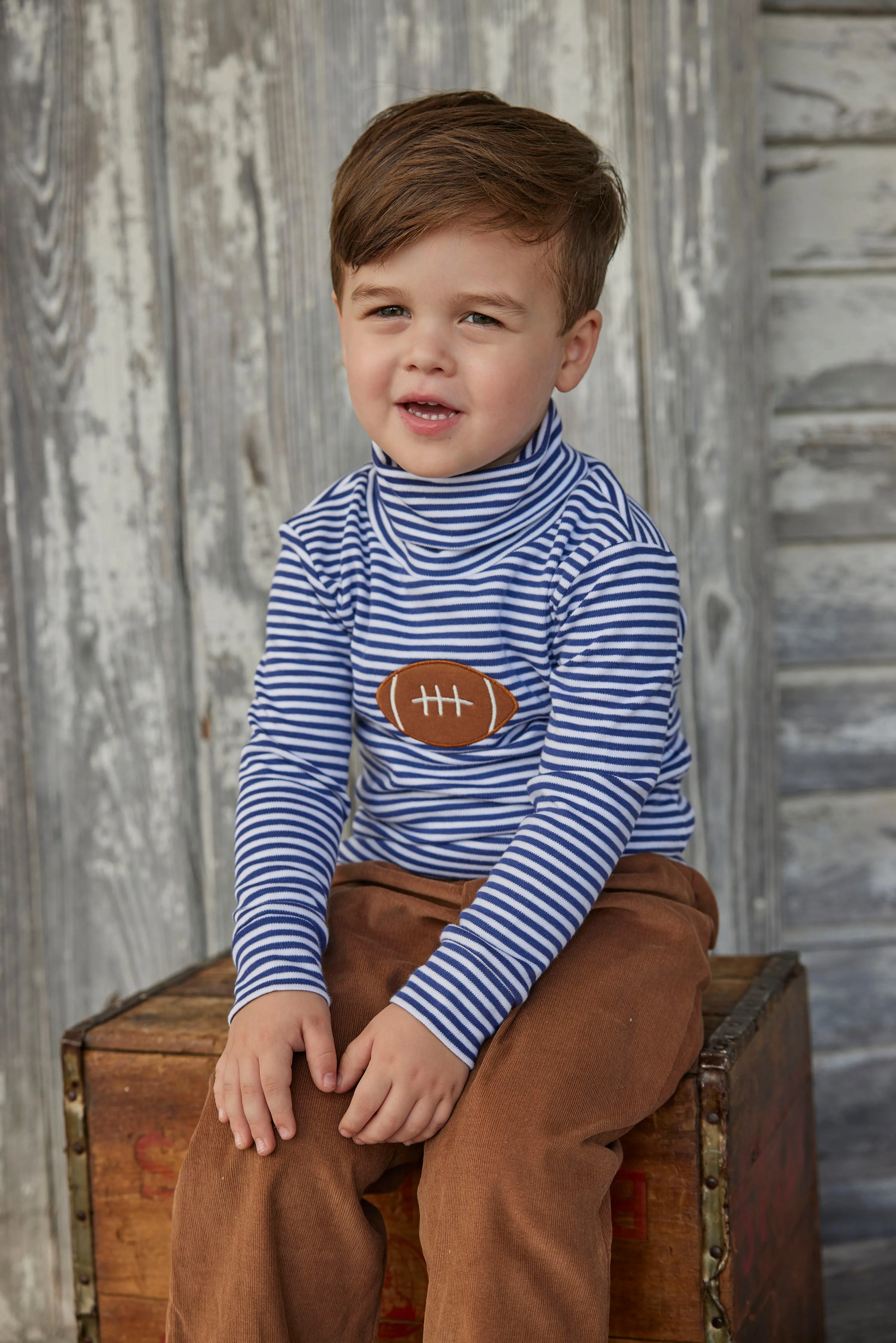 Applique Turtleneck - Football