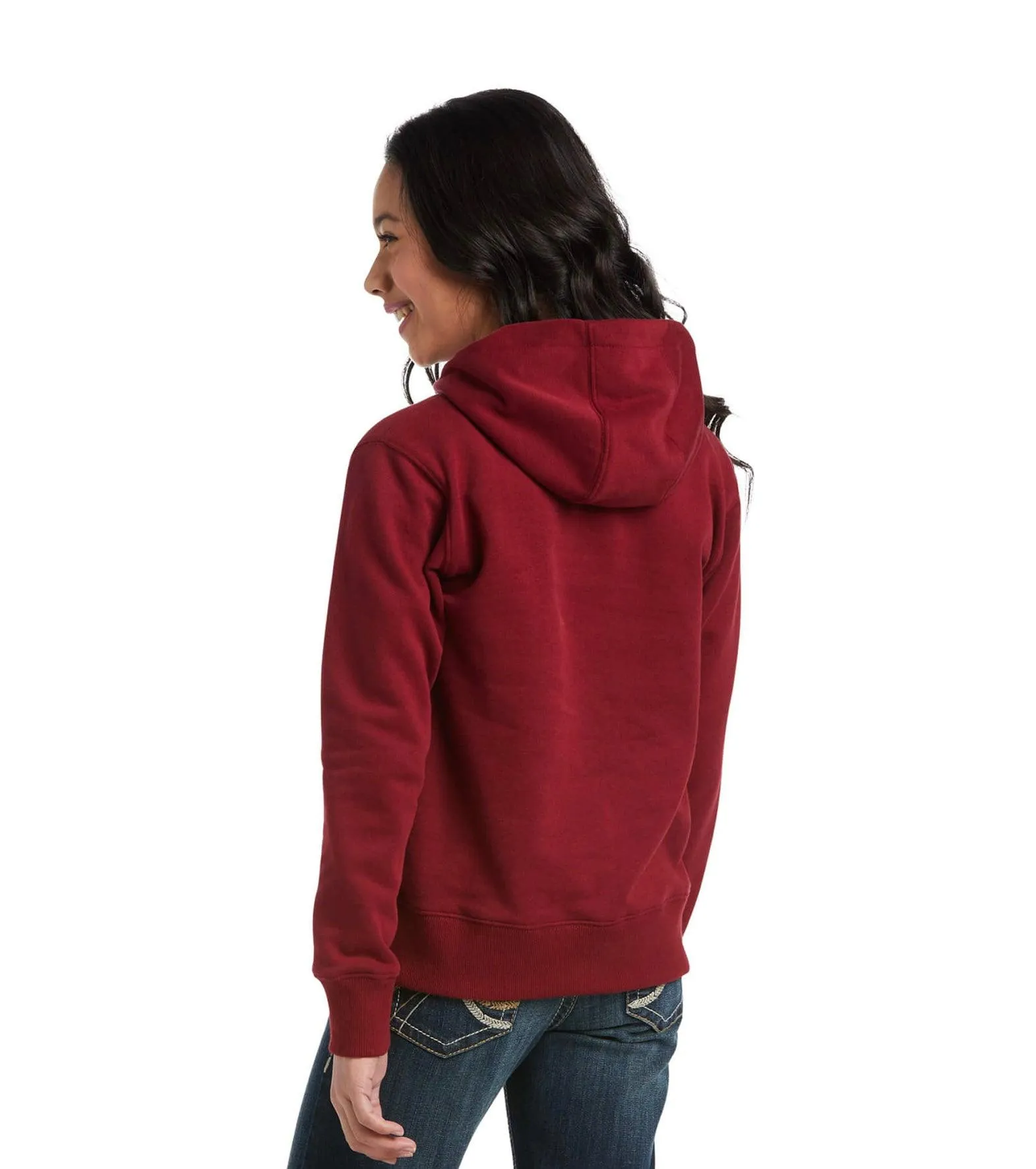 Ariat Girl’s Serape Hoodie - Rhubarb 10037974