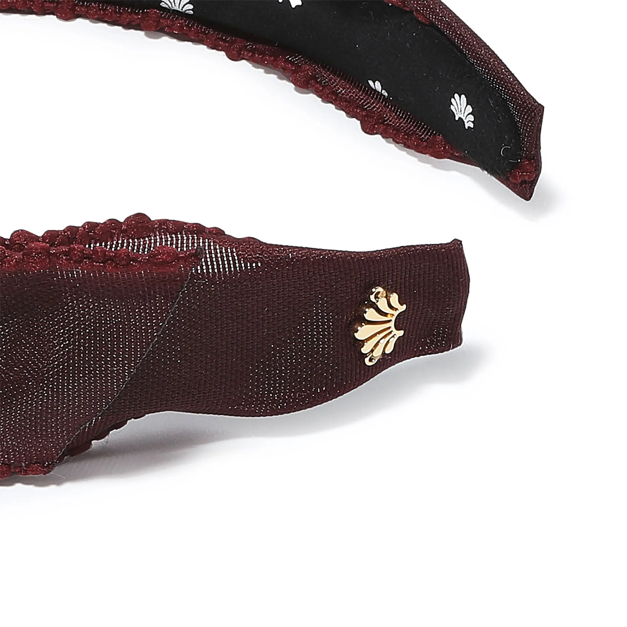 AUBERGINE SHEER SHIRLEY HEADBAND