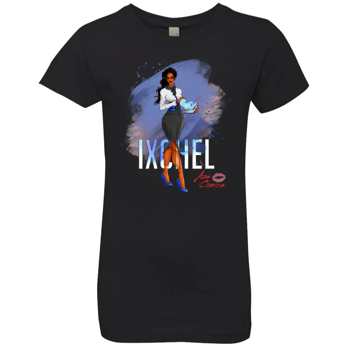 Aza Comics Ixchel Girls Princess Superhero Tee