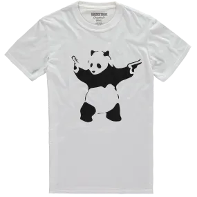 Banksy T-shirt - Panda With Guns