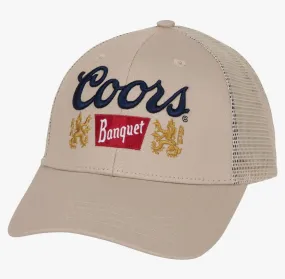 Beige Coors Banquet Baseball cap