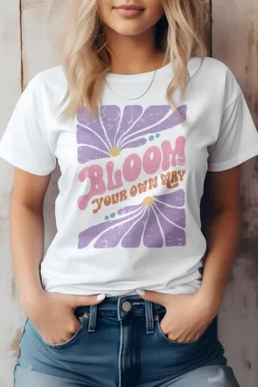 Bloom Your Own Way Boho Graphic T-Shirt