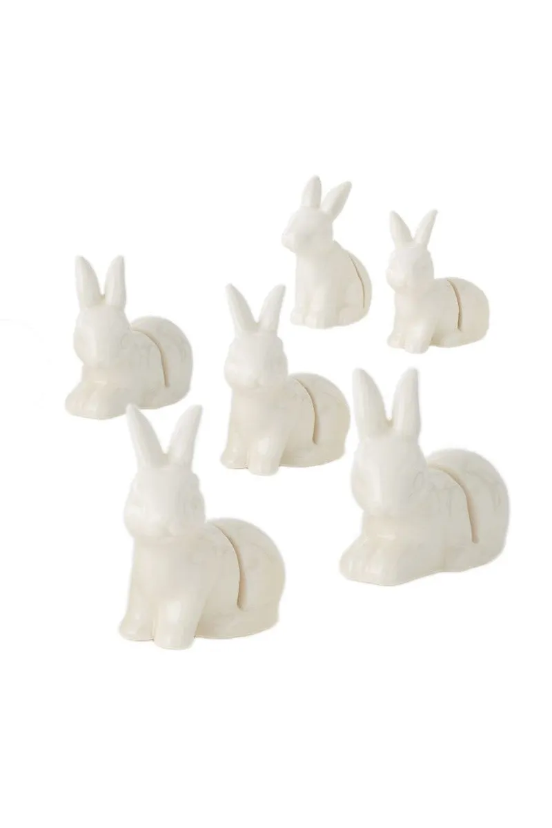 Bunny Namecard Holders -SET of 6