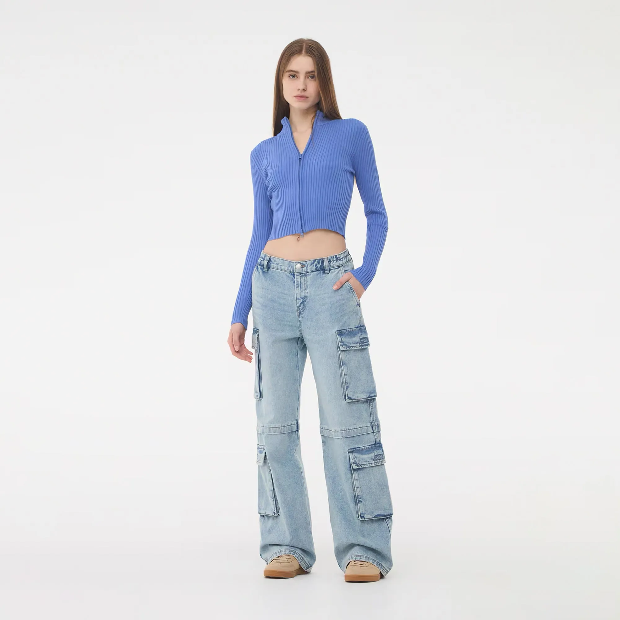 Cargo Denim Trousers