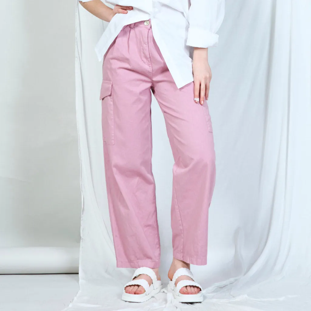 Cargo-style tailored trousers wholesale