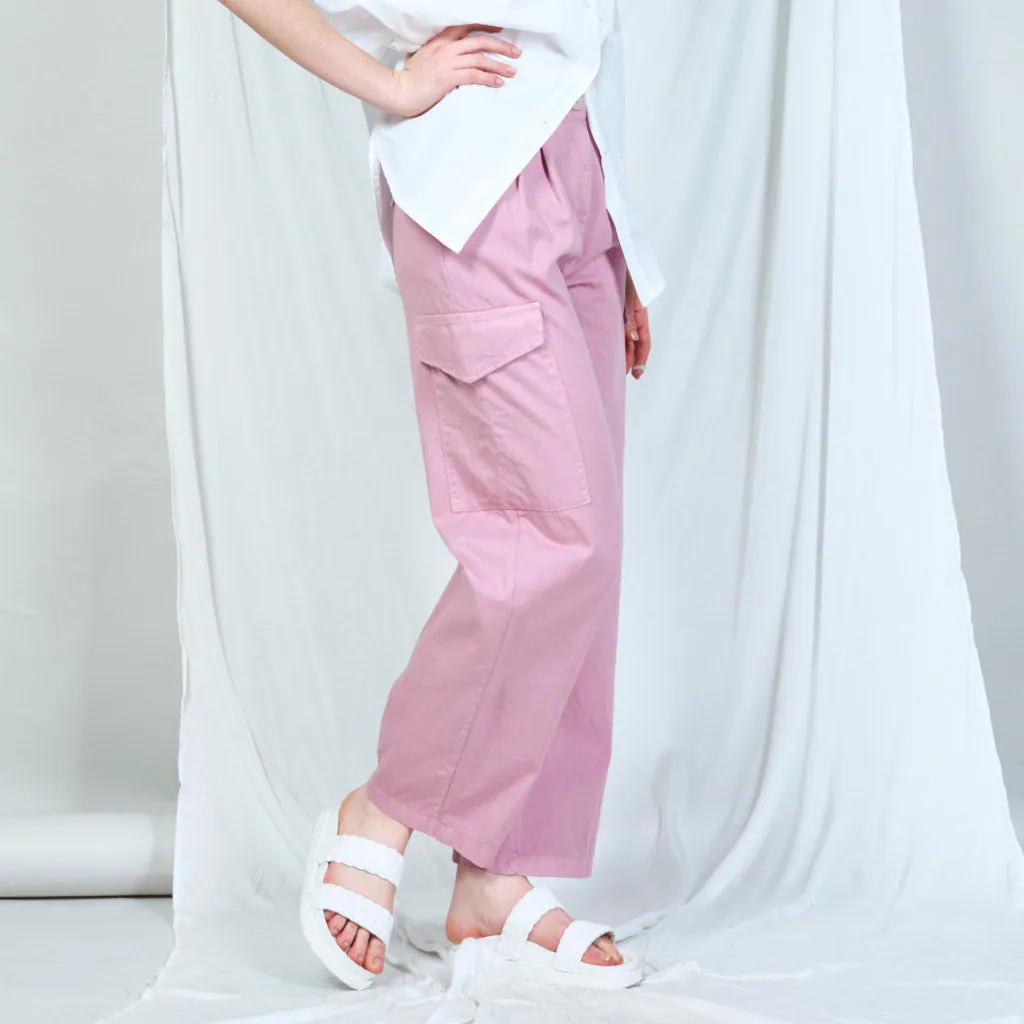 Cargo-style tailored trousers wholesale