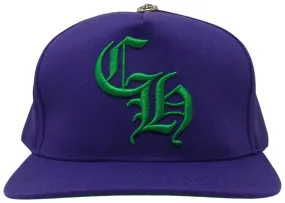 Chrome Hearts CH Baseball Cap Purple/Green