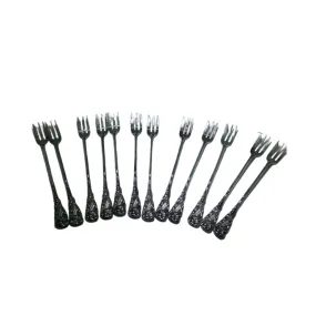 Cocktail Fork Set of 12 Gorham Koi Handle