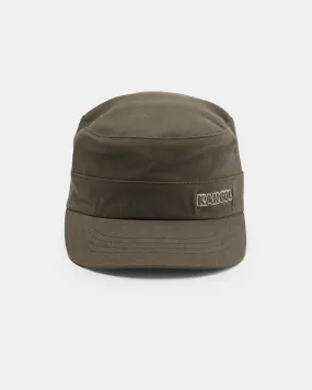 Cotton Twill Army Cap in Green