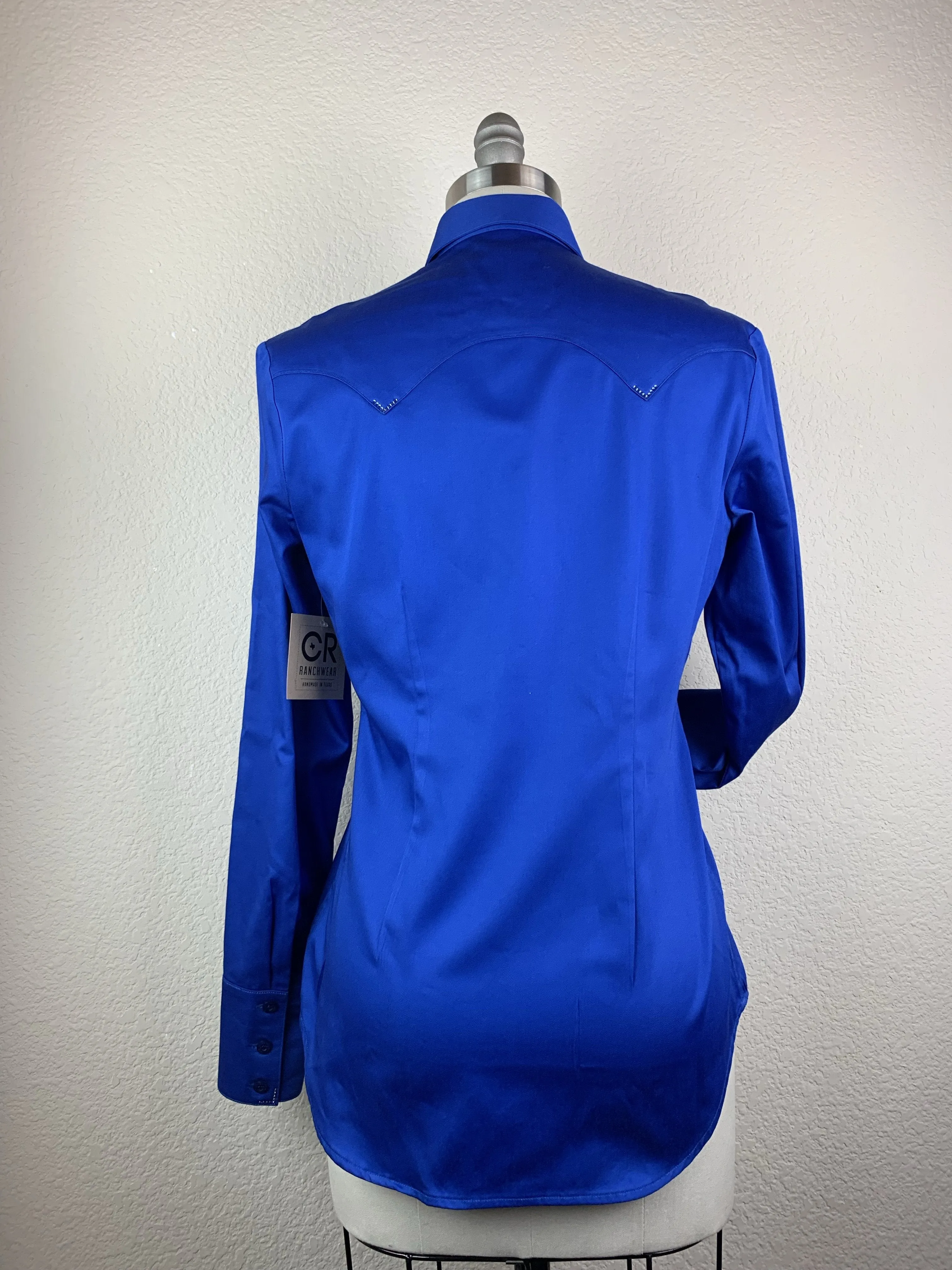 CR Western Pro Dazzling Blue Cotton Sateen