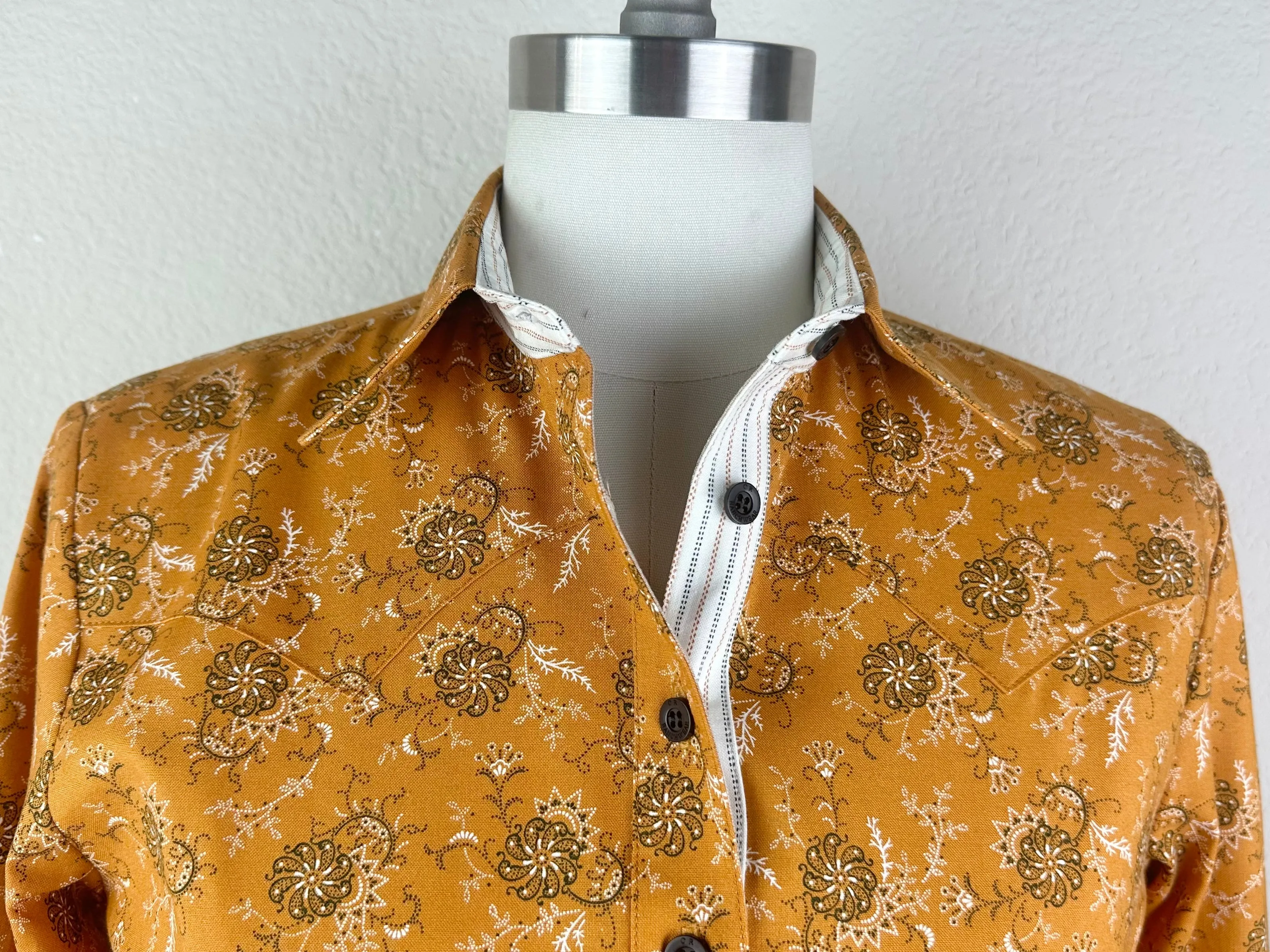 CR Western Pro Gold and Black Floral - FINAL SALE