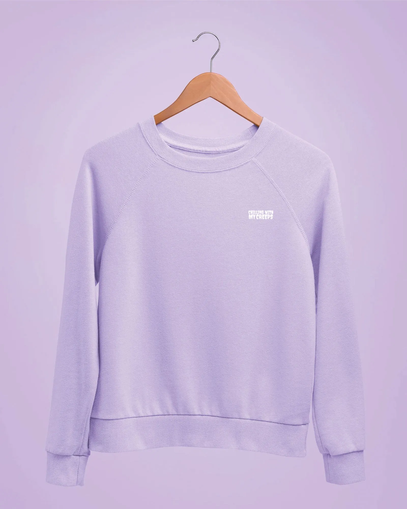 Creepsters HW Crew Sweatshirt: Periwinkle