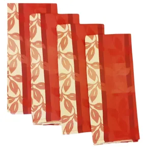 Damask Weave Table Napkins set (Set of 8)