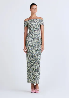 Derek Lam 10 Nanette Rib Foldover Maxi Dress