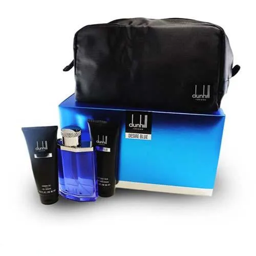 Desire Blue 4Pc Gift Set for Men by Alfred Dunhill