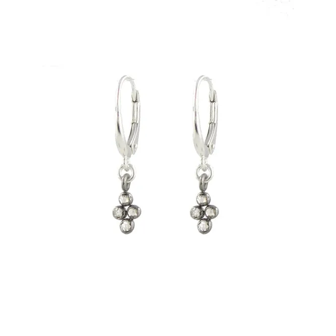 Diamond Clover Earrings