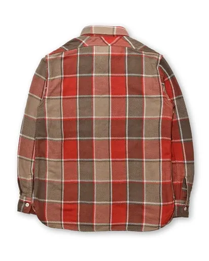 Fullcount Mosley Red Check Cotton Flannel