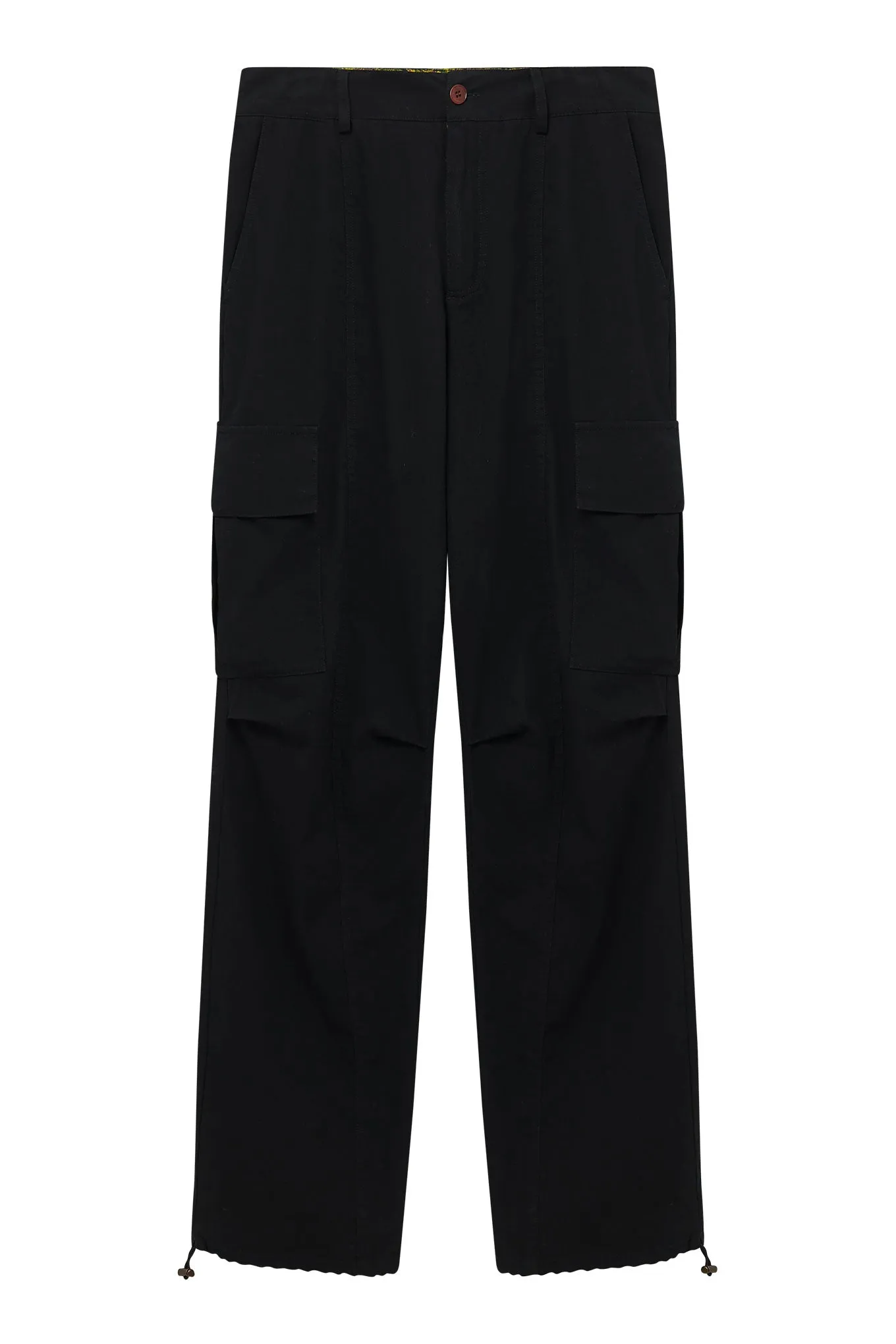 JAMIE - Organic Cotton Trouser Black