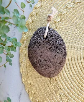 Lava Pumice Stone with Cotton Hanging Loop