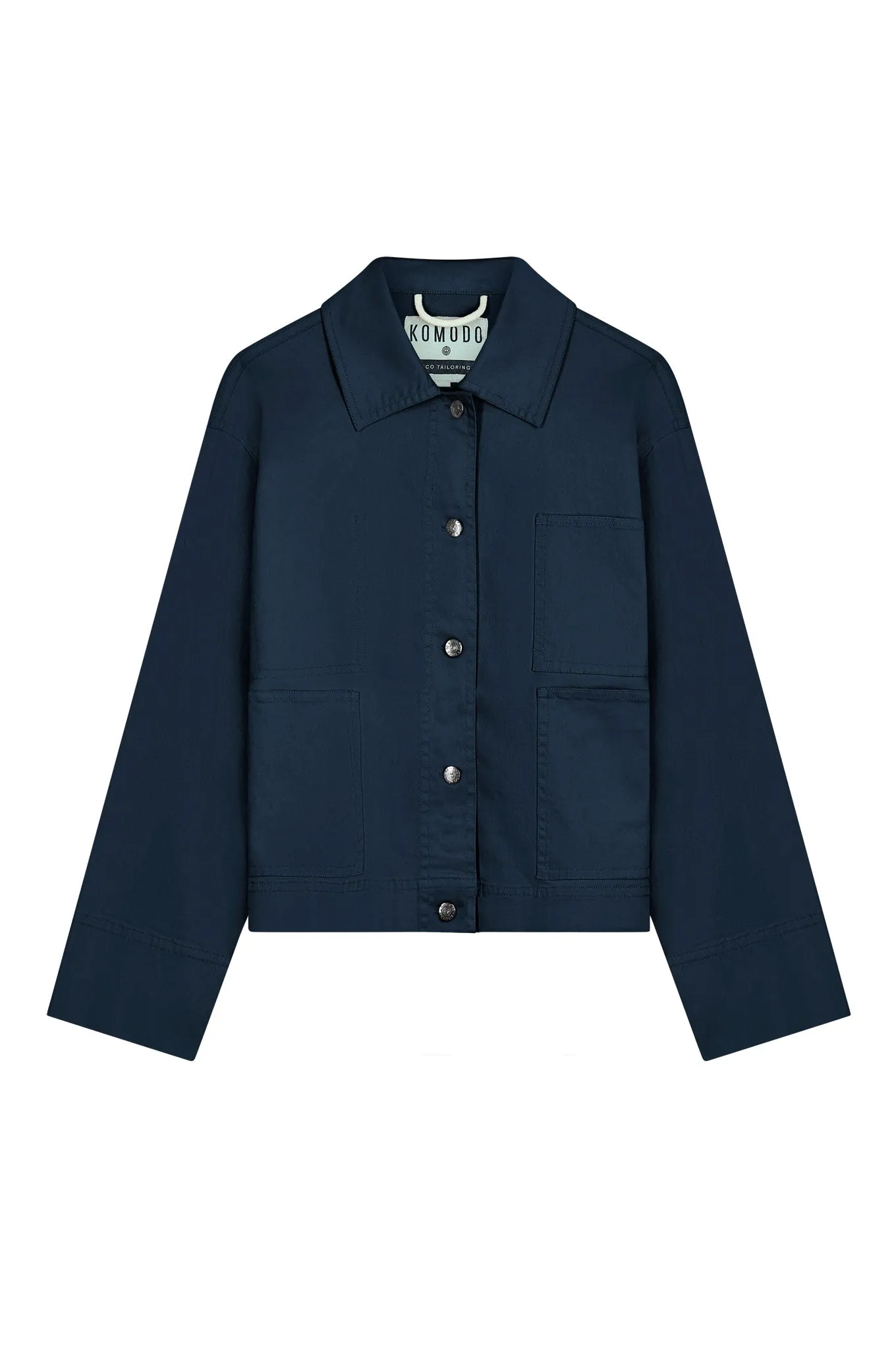 LOTUS PATCHES Organic Cotton Jacket Navy