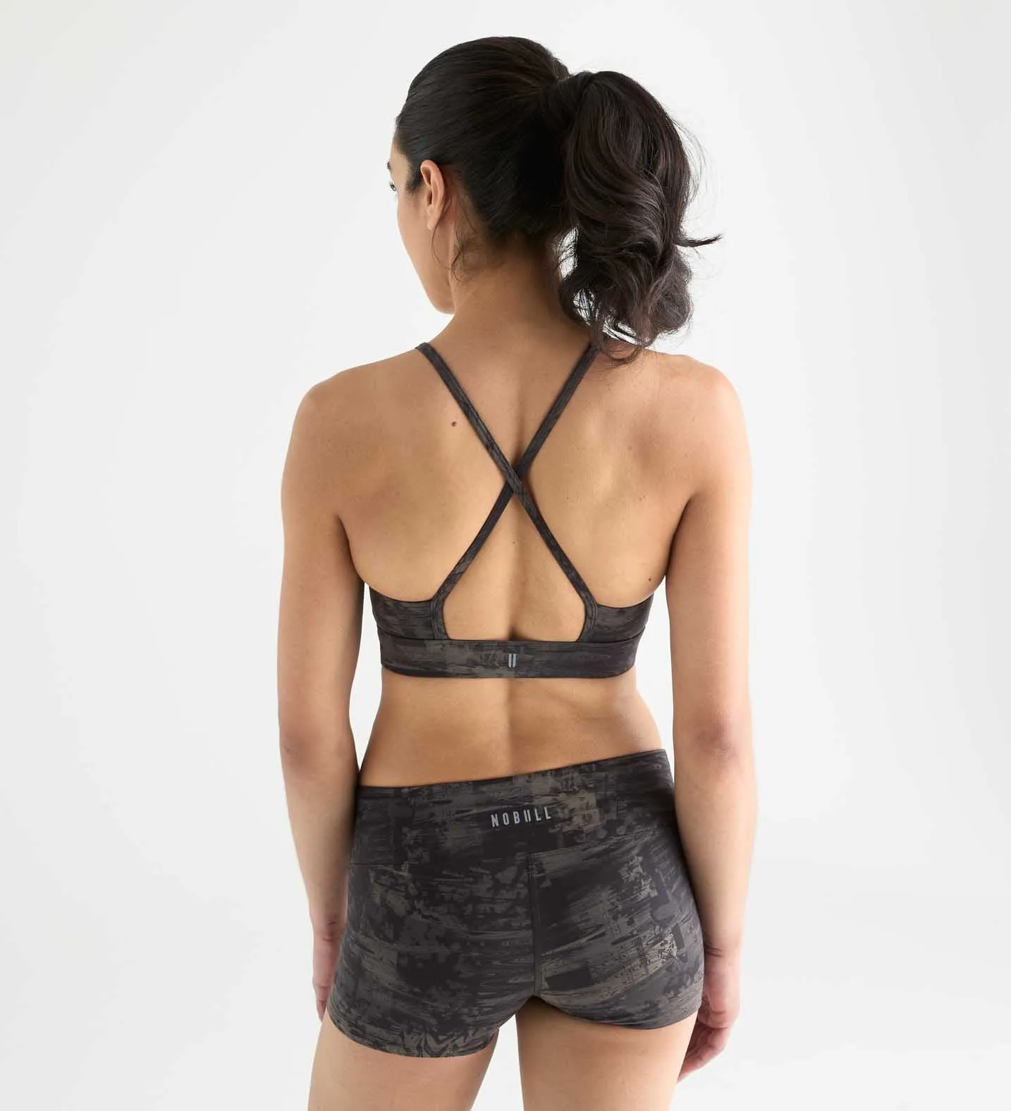 Matte High-Neck Sports Bra