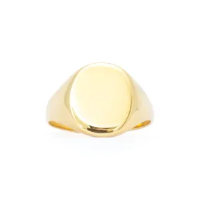 Medium Round Signet Ring