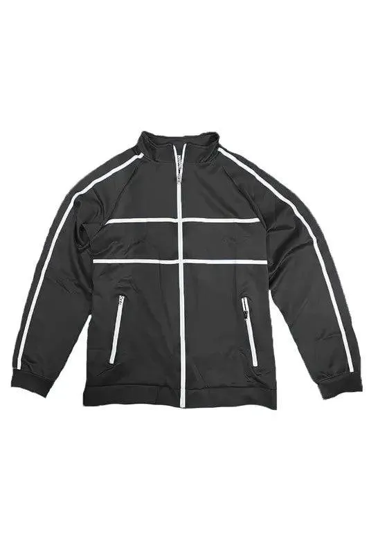 Men's Tape Stripe Track Jacket