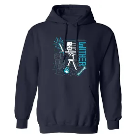 Minecraft Acid Sketch Wither Skeleton Pullover Hoodie