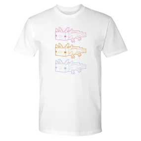 Minecraft Axolotl Outline Unisex T-Shirt