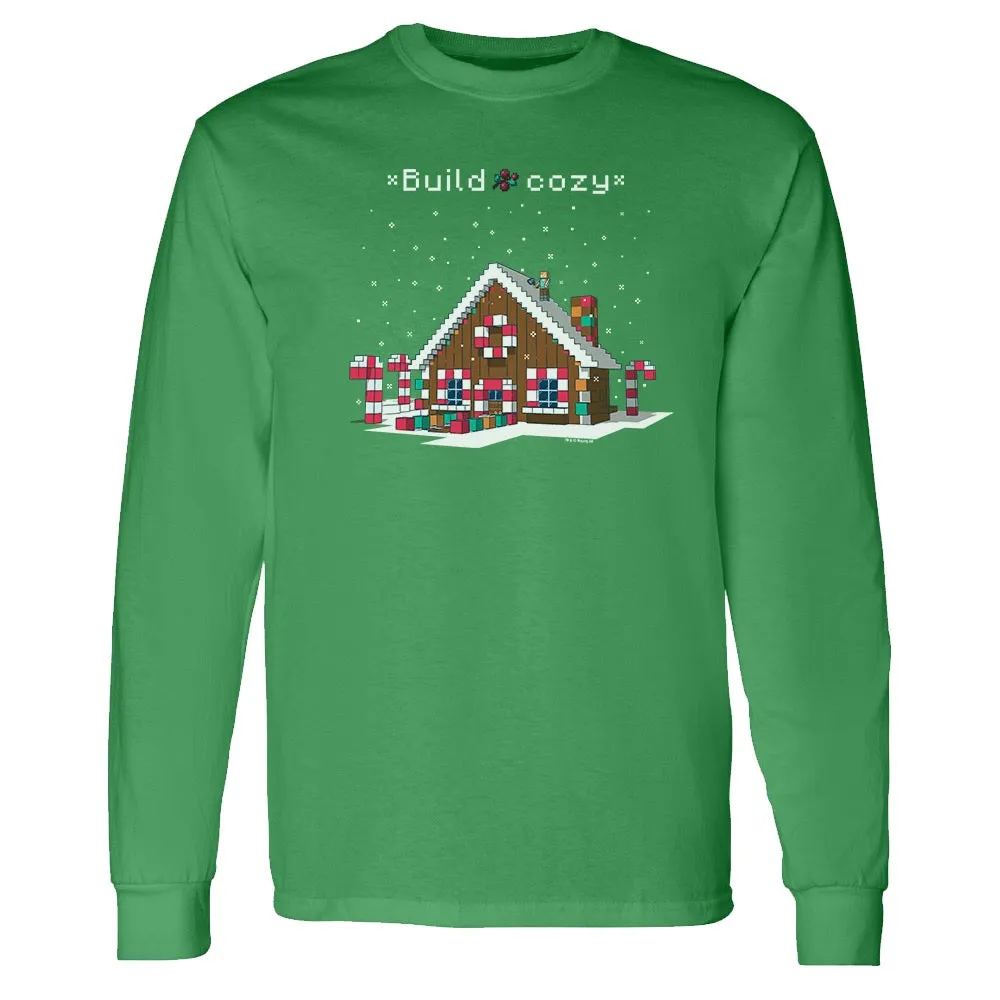 Minecraft Build Cozy Adult Long Sleeve T-Shirt