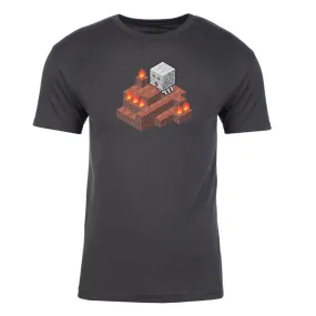 Minecraft Fire Ghast Adult Short Sleeve T-Shirt