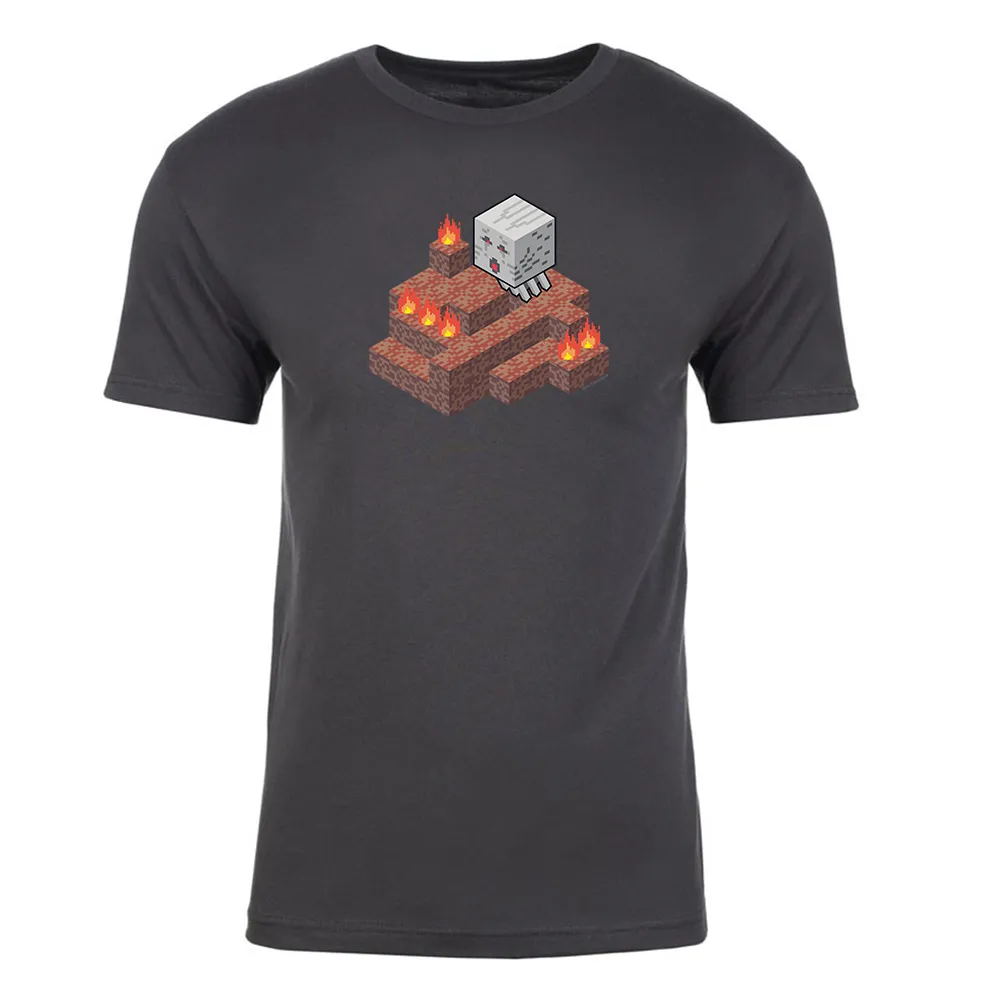 Minecraft Fire Ghast Adult Short Sleeve T-Shirt