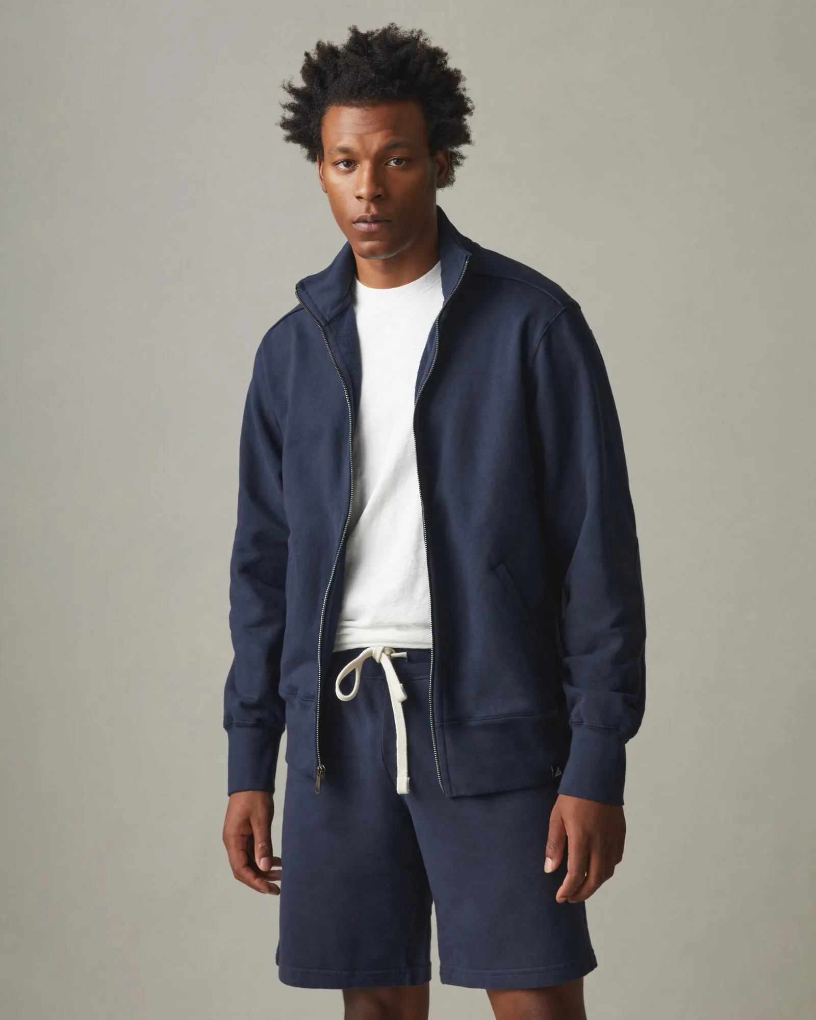 Moto Full Zip - Oxford Blue