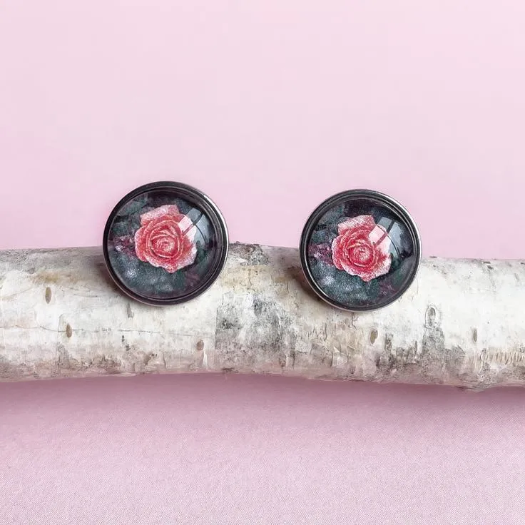 Myrtle & Me Chudleigh Rose Studs