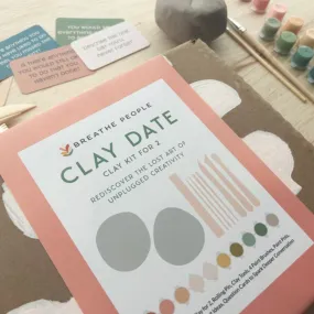 NEW! Deluxe Clay Date Activity Kit For Two by Breathe People