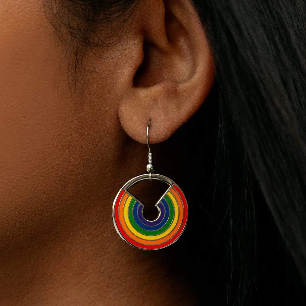 Pride Rainbow Drop Earrings