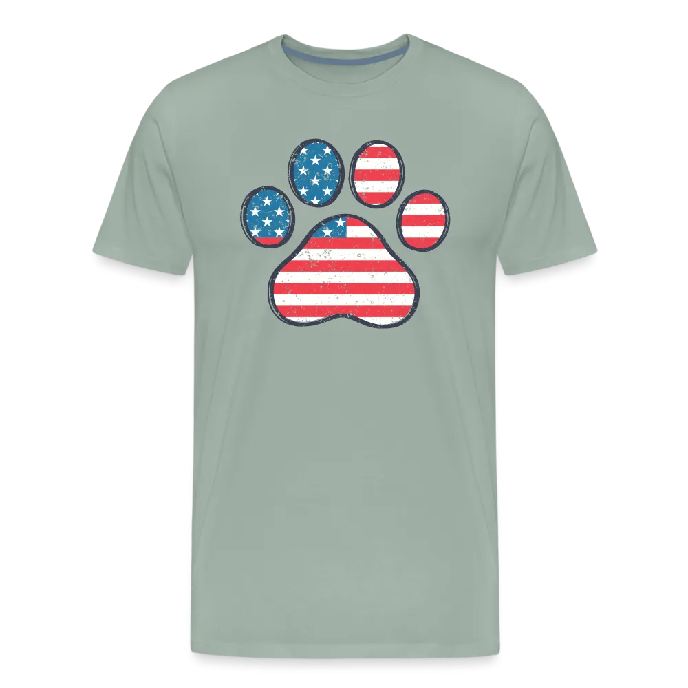 "Pawtriotic Spirit" - Men's Premium 4th of July T-Shirt