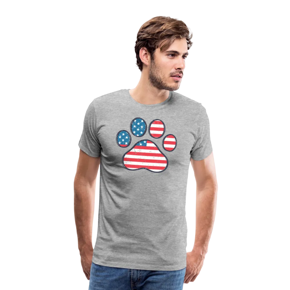 "Pawtriotic Spirit" - Men's Premium 4th of July T-Shirt