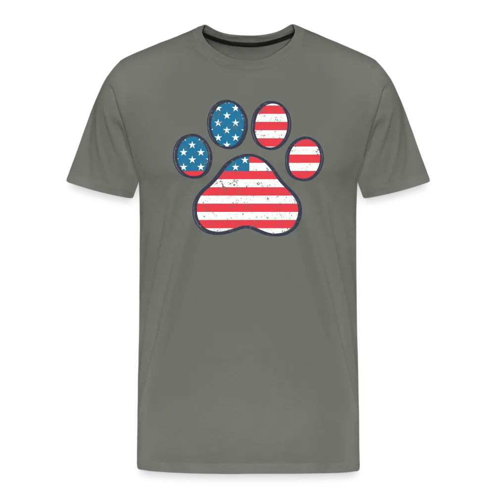 "Pawtriotic Spirit" - Men's Premium 4th of July T-Shirt