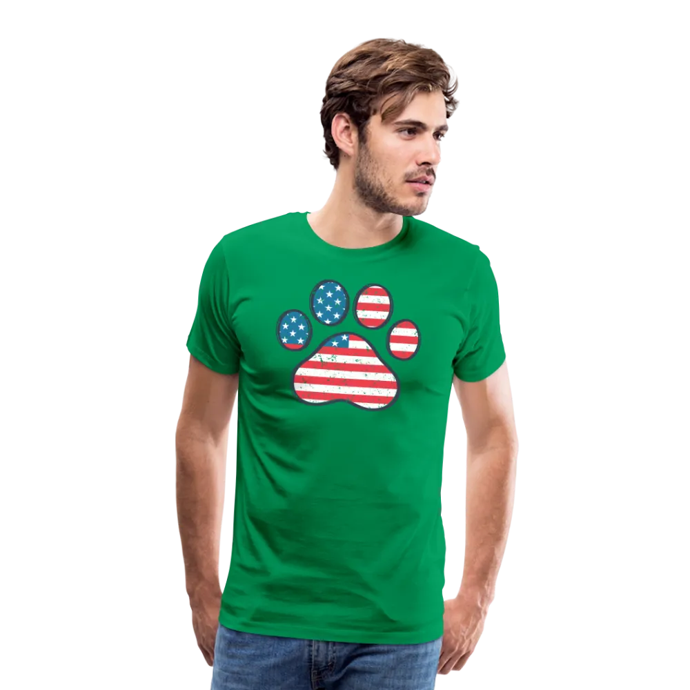 "Pawtriotic Spirit" - Men's Premium 4th of July T-Shirt