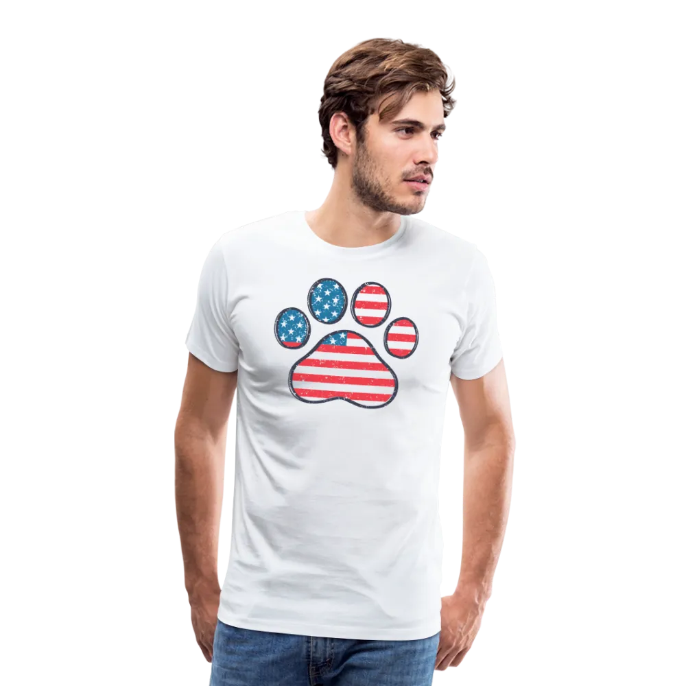 "Pawtriotic Spirit" - Men's Premium 4th of July T-Shirt