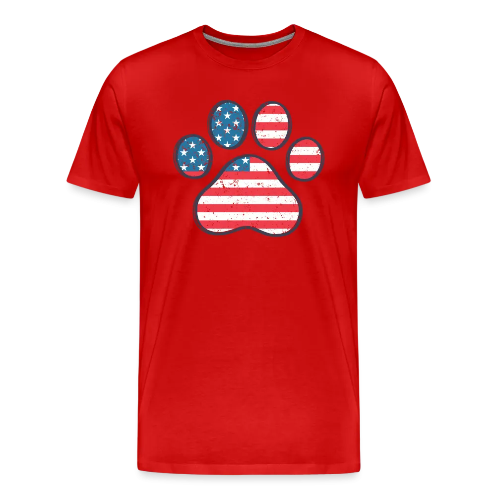 "Pawtriotic Spirit" - Men's Premium 4th of July T-Shirt