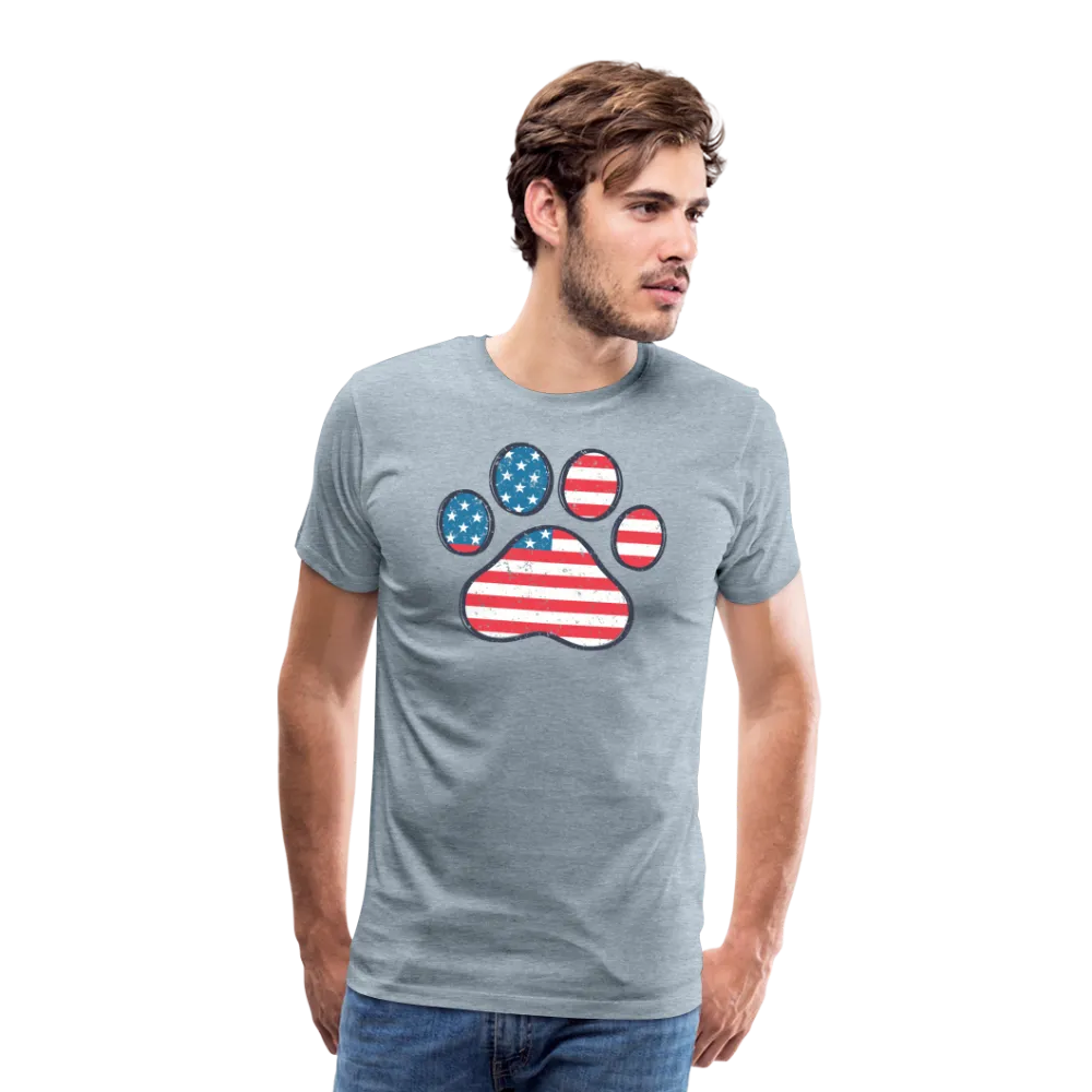 "Pawtriotic Spirit" - Men's Premium 4th of July T-Shirt