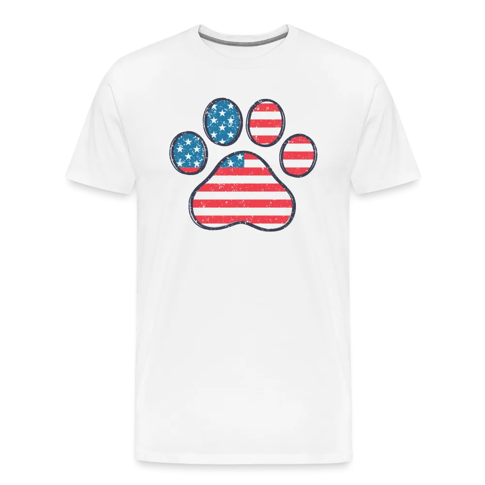 "Pawtriotic Spirit" - Men's Premium 4th of July T-Shirt